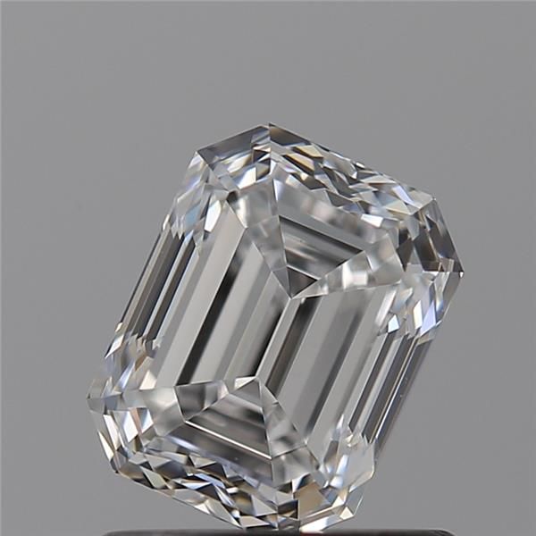 0.90 Carat Emerald Loose Diamond, D, VVS1, Ideal, GIA Certified | Thumbnail
