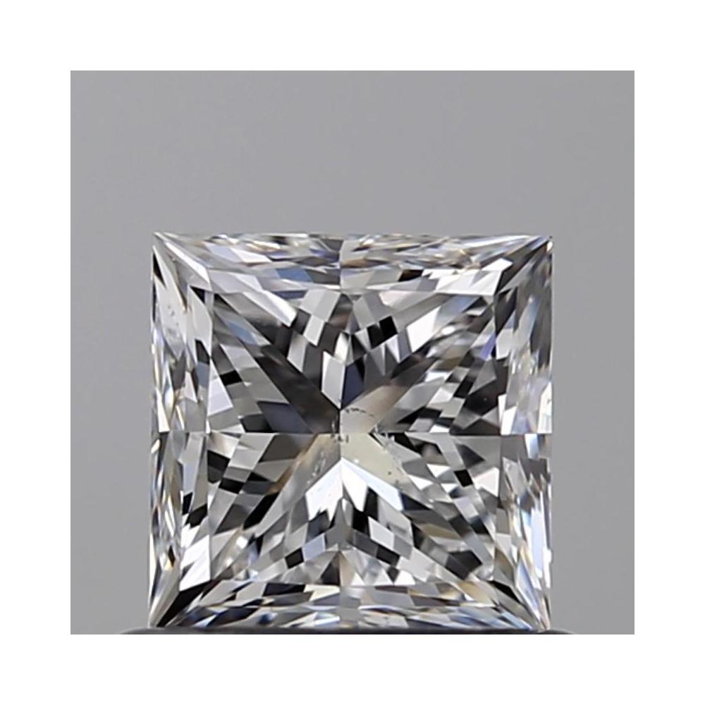 0.70 Carat Princess Loose Diamond, D, SI1, Very Good, GIA Certified | Thumbnail