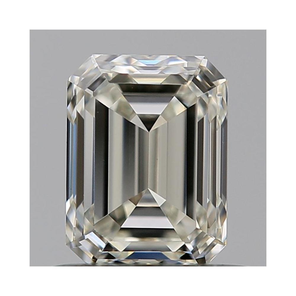 0.61 Carat Emerald Loose Diamond, K, IF, Ideal, GIA Certified | Thumbnail