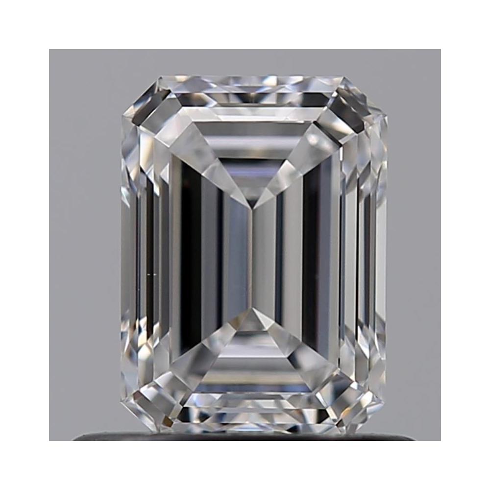 0.72 Carat Emerald Loose Diamond, D, VVS2, Ideal, GIA Certified