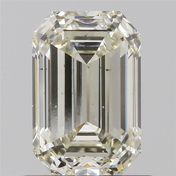 0.90 Carat Emerald Loose Diamond, L, SI1, Ideal, GIA Certified | Thumbnail