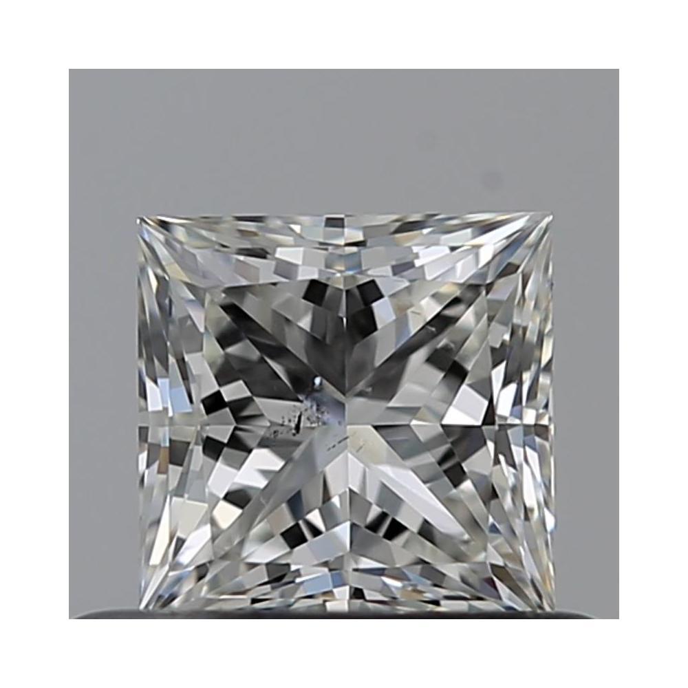 0.50 Carat Princess Loose Diamond, H, SI1, Super Ideal, GIA Certified | Thumbnail
