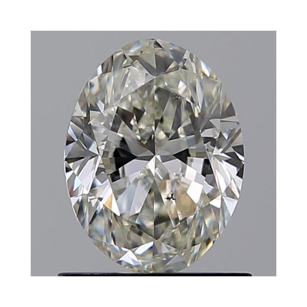 1.00 Carat Oval Loose Diamond, I, SI1, Ideal, GIA Certified