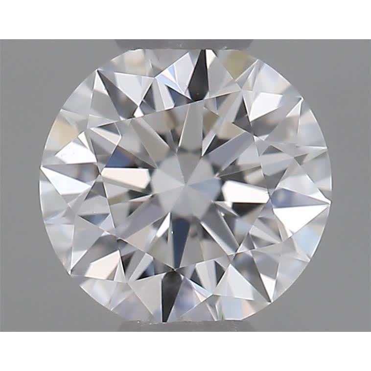 0.24 Carat Round Loose Diamond, D, VS2, Super Ideal, GIA Certified