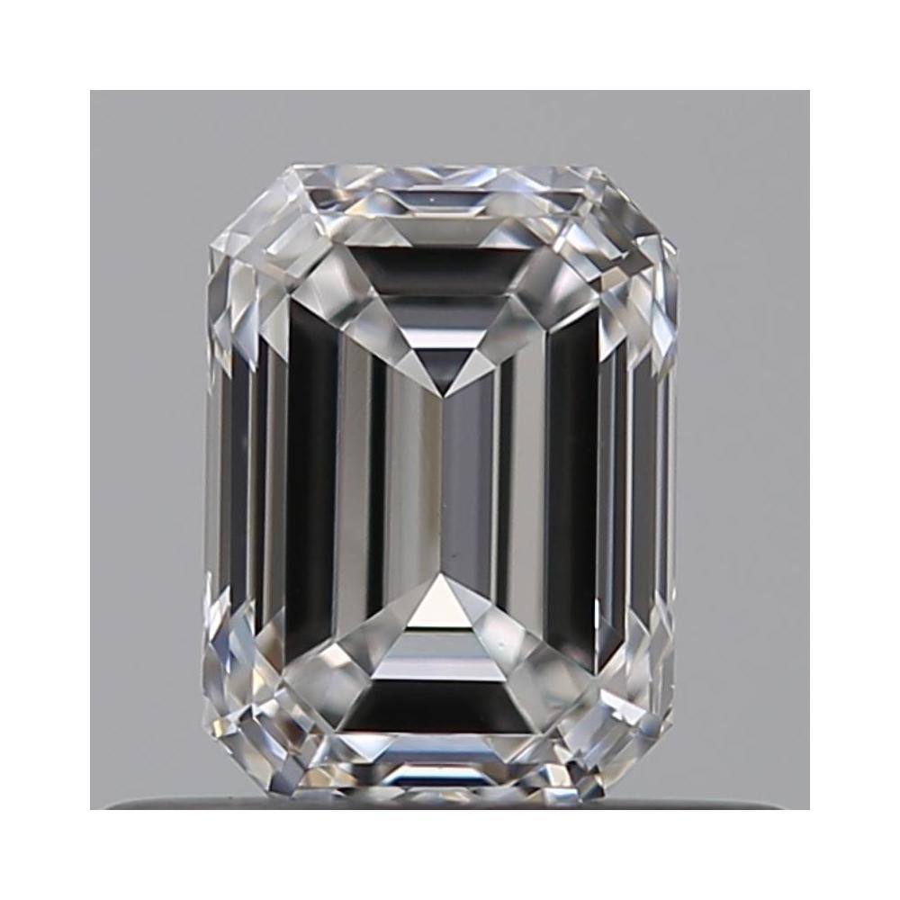 0.50 Carat Emerald Loose Diamond, E, VVS2, Ideal, GIA Certified | Thumbnail