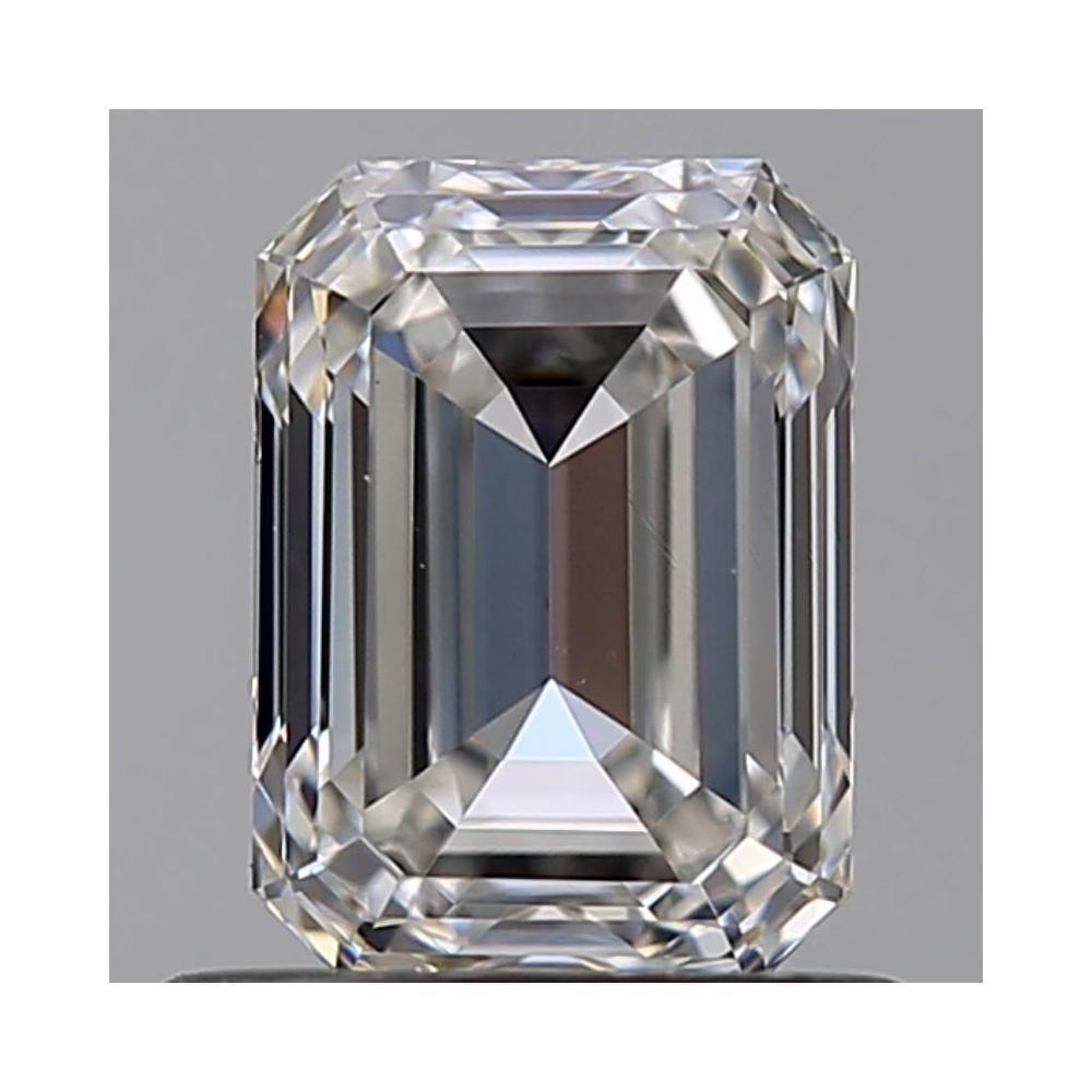 0.80 Carat Emerald Loose Diamond, F, VVS1, Ideal, GIA Certified