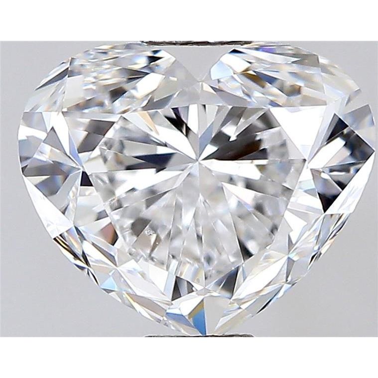 1.00 Carat Heart Loose Diamond, D, VS2, Ideal, GIA Certified