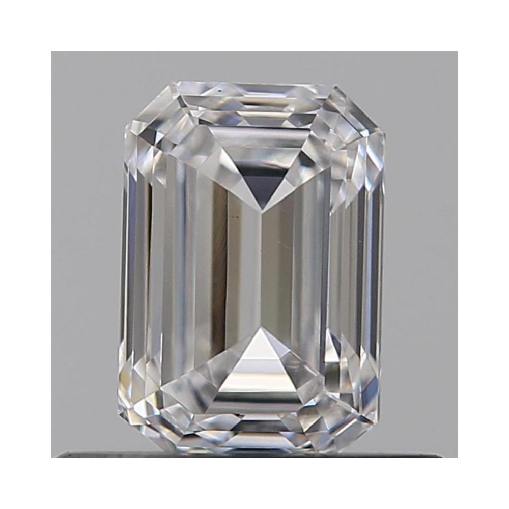 0.50 Carat Emerald Loose Diamond, D, VVS2, Excellent, GIA Certified