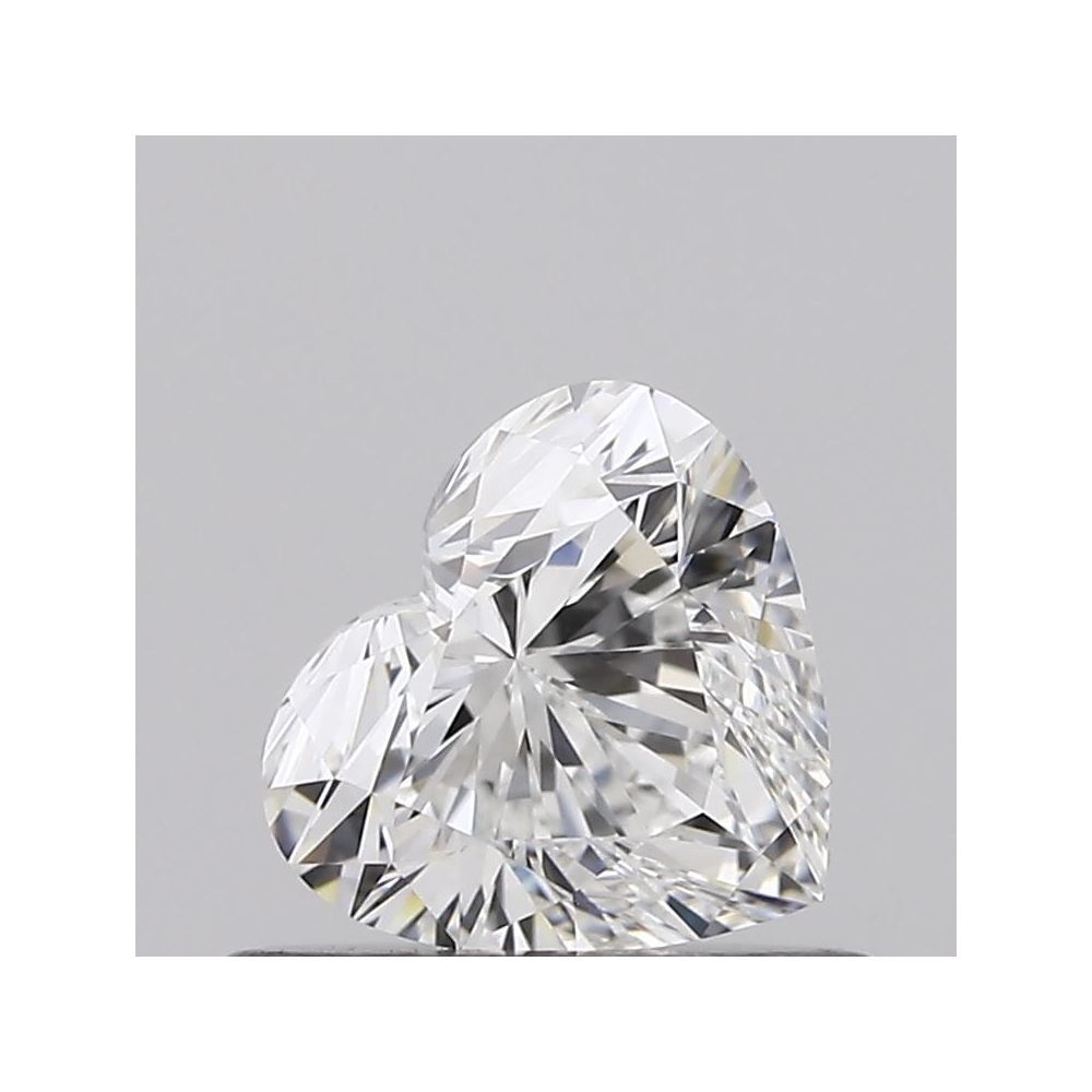 0.47 Carat Heart Loose Diamond, E, VVS2, Super Ideal, GIA Certified