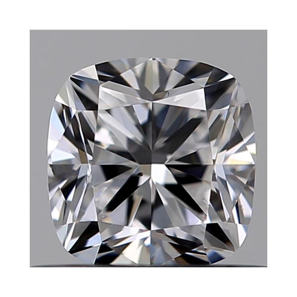 0.50 Carat Cushion Loose Diamond, D, VS2, Excellent, GIA Certified | Thumbnail