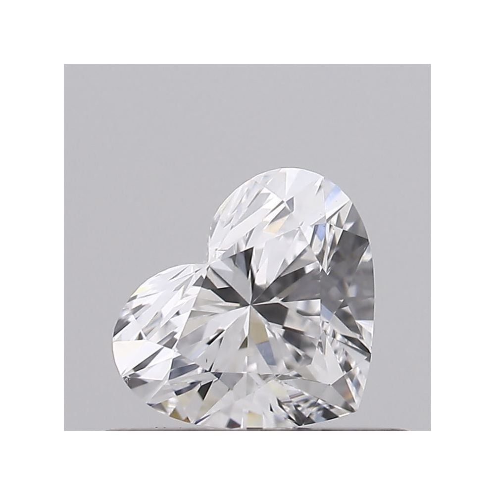 0.41 Carat Heart Loose Diamond, D, VVS2, Super Ideal, GIA Certified