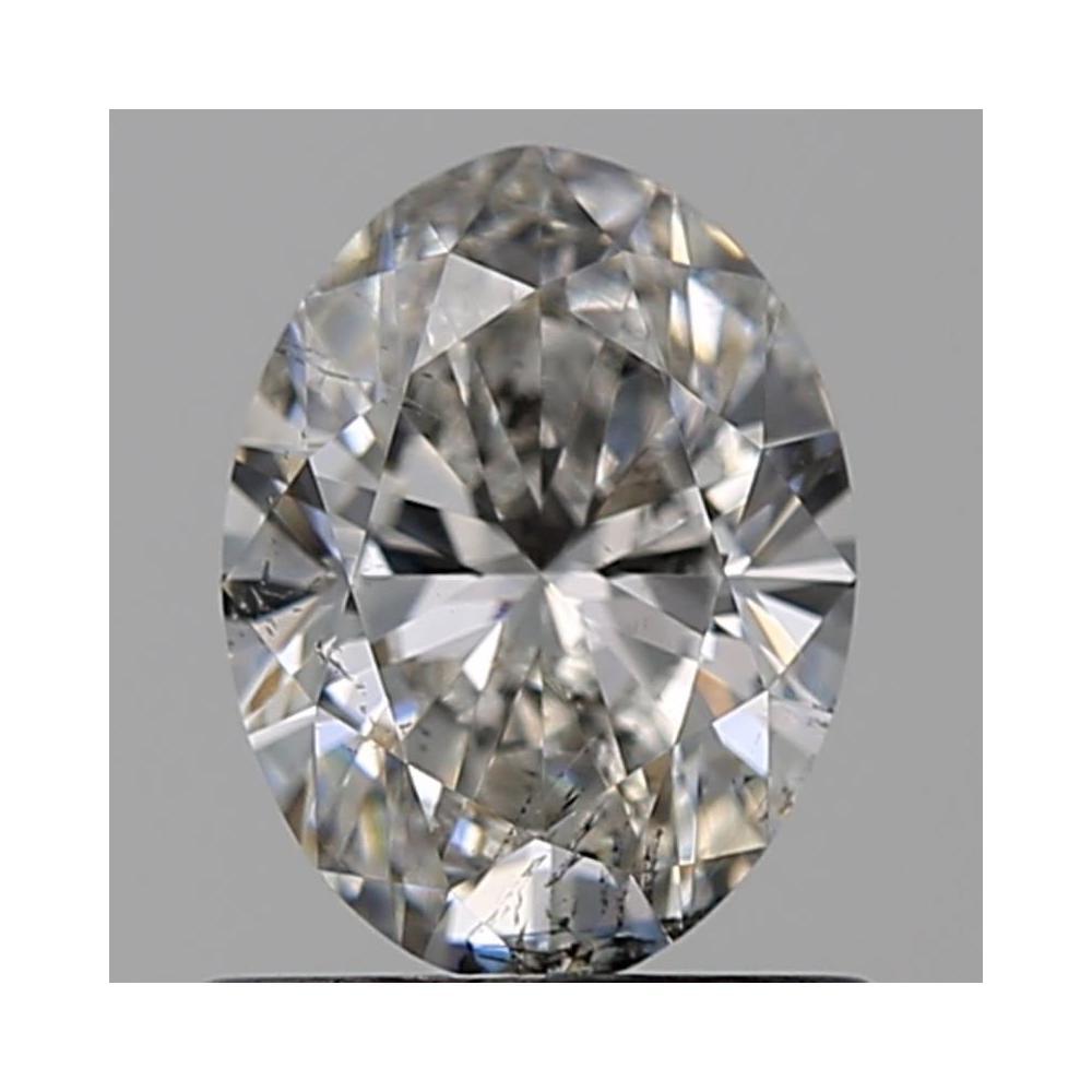 0.70 Carat Oval Loose Diamond, F, SI2, Super Ideal, GIA Certified | Thumbnail