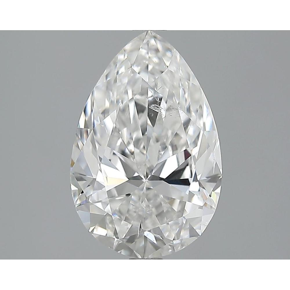 3.01 Carat Pear Loose Diamond, F, SI2, Super Ideal, GIA Certified | Thumbnail