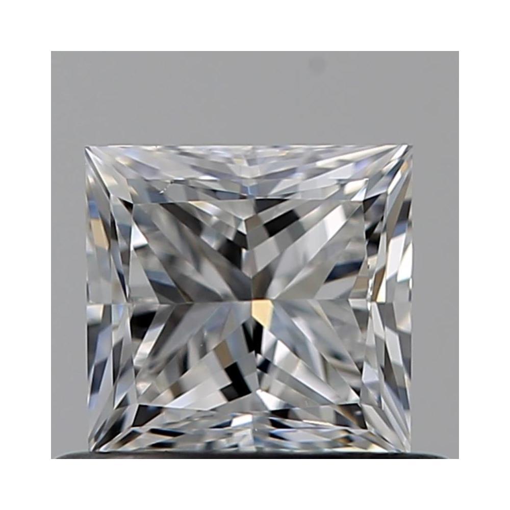 0.61 Carat Princess Loose Diamond, E, VS1, Very Good, GIA Certified | Thumbnail