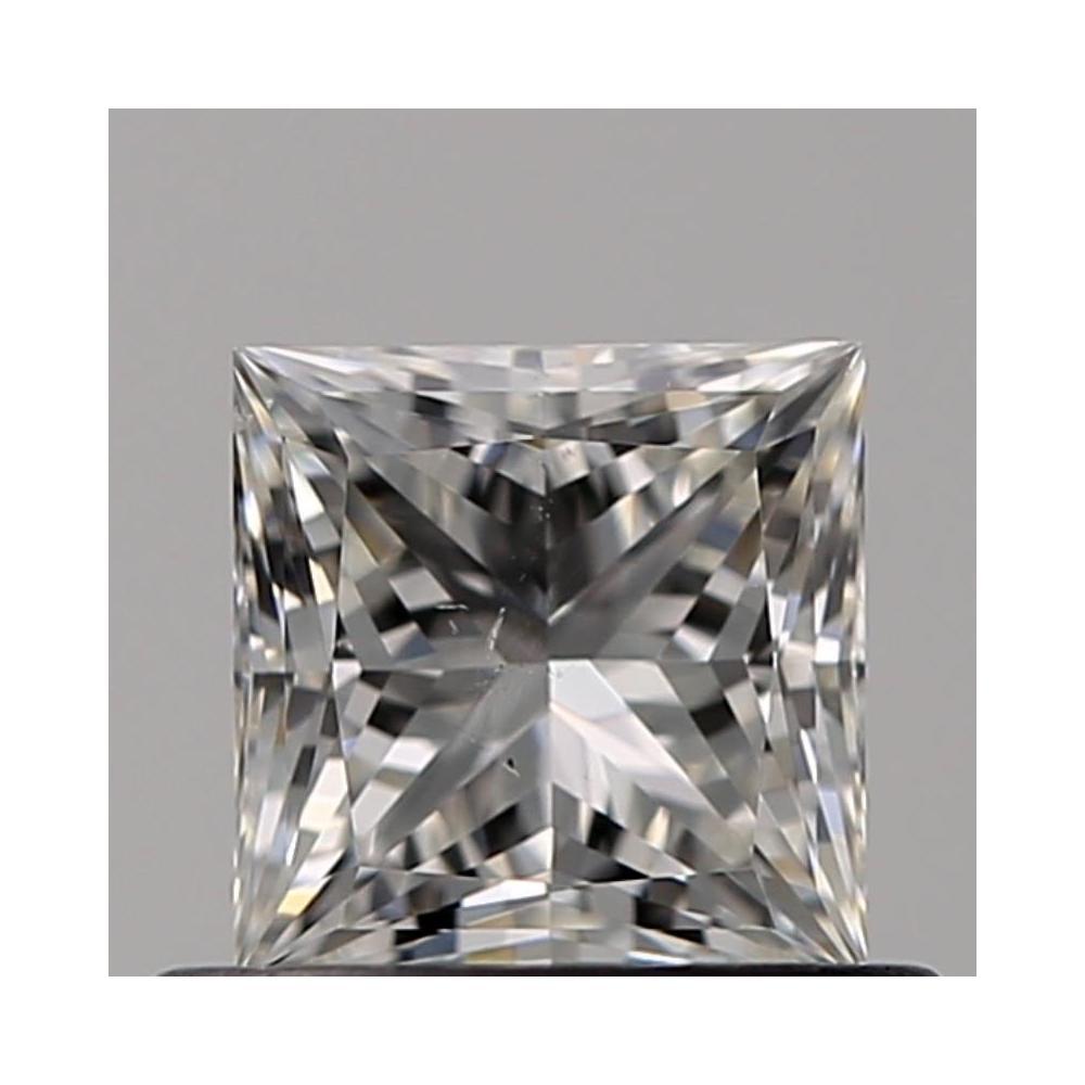 0.51 Carat Princess Loose Diamond, H, SI1, Super Ideal, GIA Certified