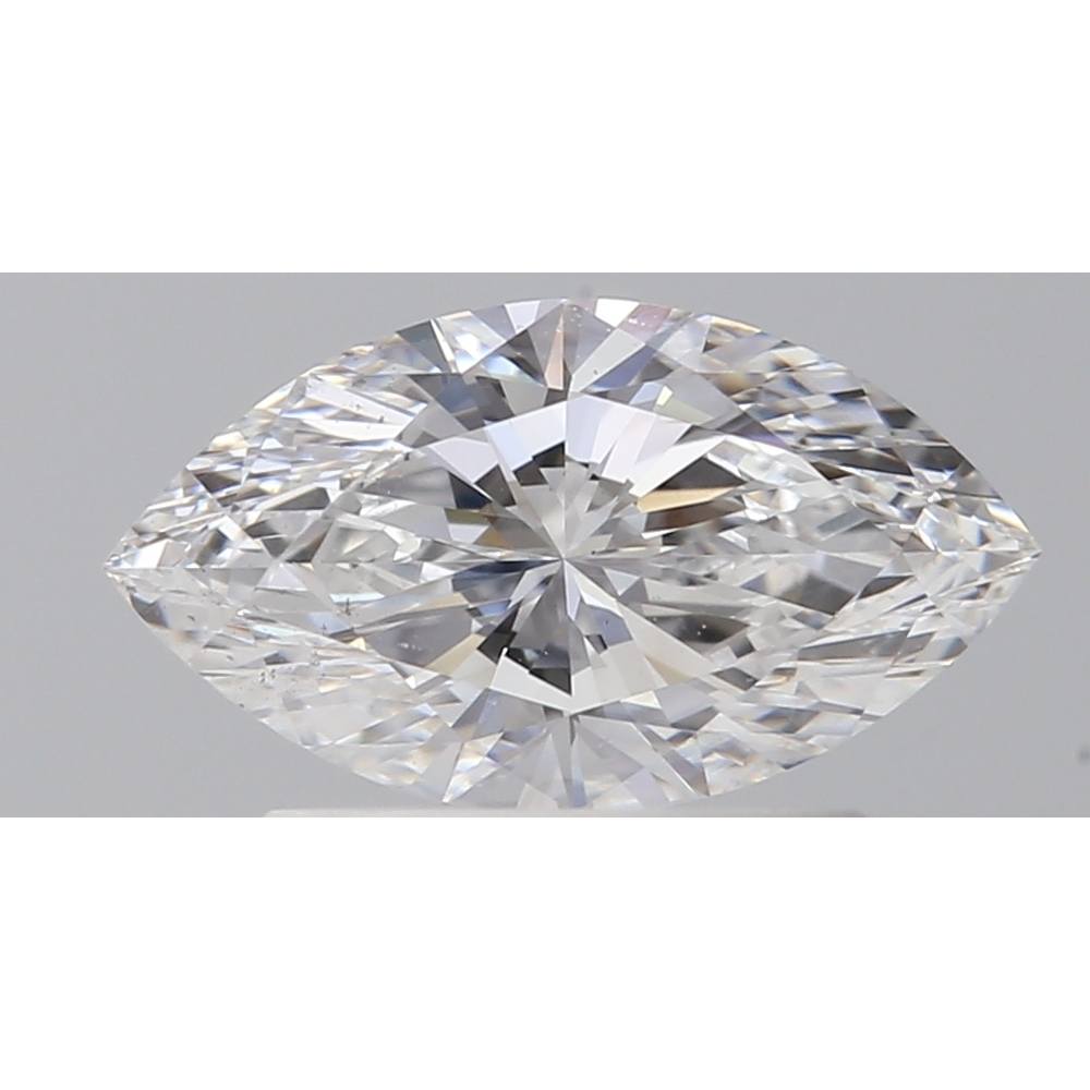 0.62 Carat Marquise Loose Diamond, D, SI1, Super Ideal, GIA Certified | Thumbnail