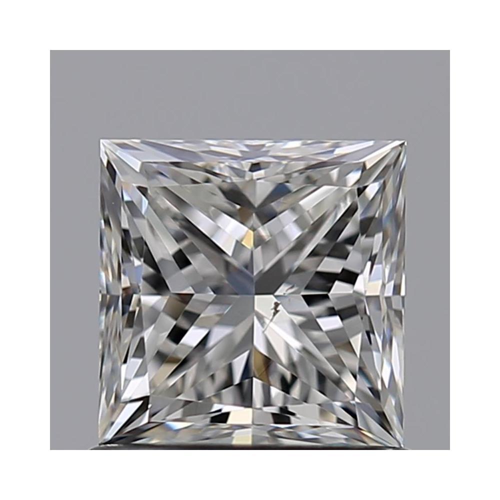 1.00 Carat Princess Loose Diamond, H, SI1, Excellent, GIA Certified | Thumbnail