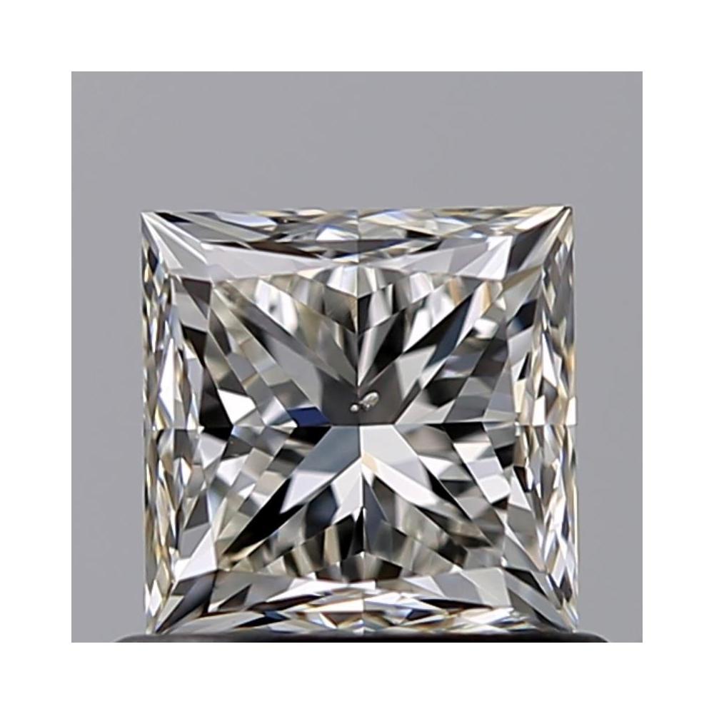 0.80 Carat Princess Loose Diamond, J, SI1, Very Good, GIA Certified