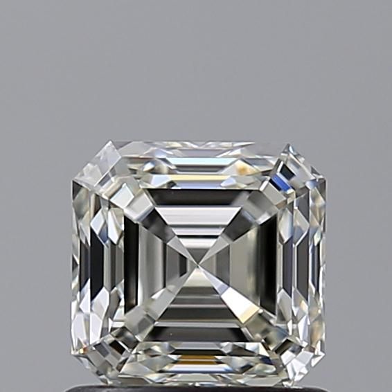 0.90 Carat Asscher Loose Diamond, J, VVS2, Ideal, GIA Certified