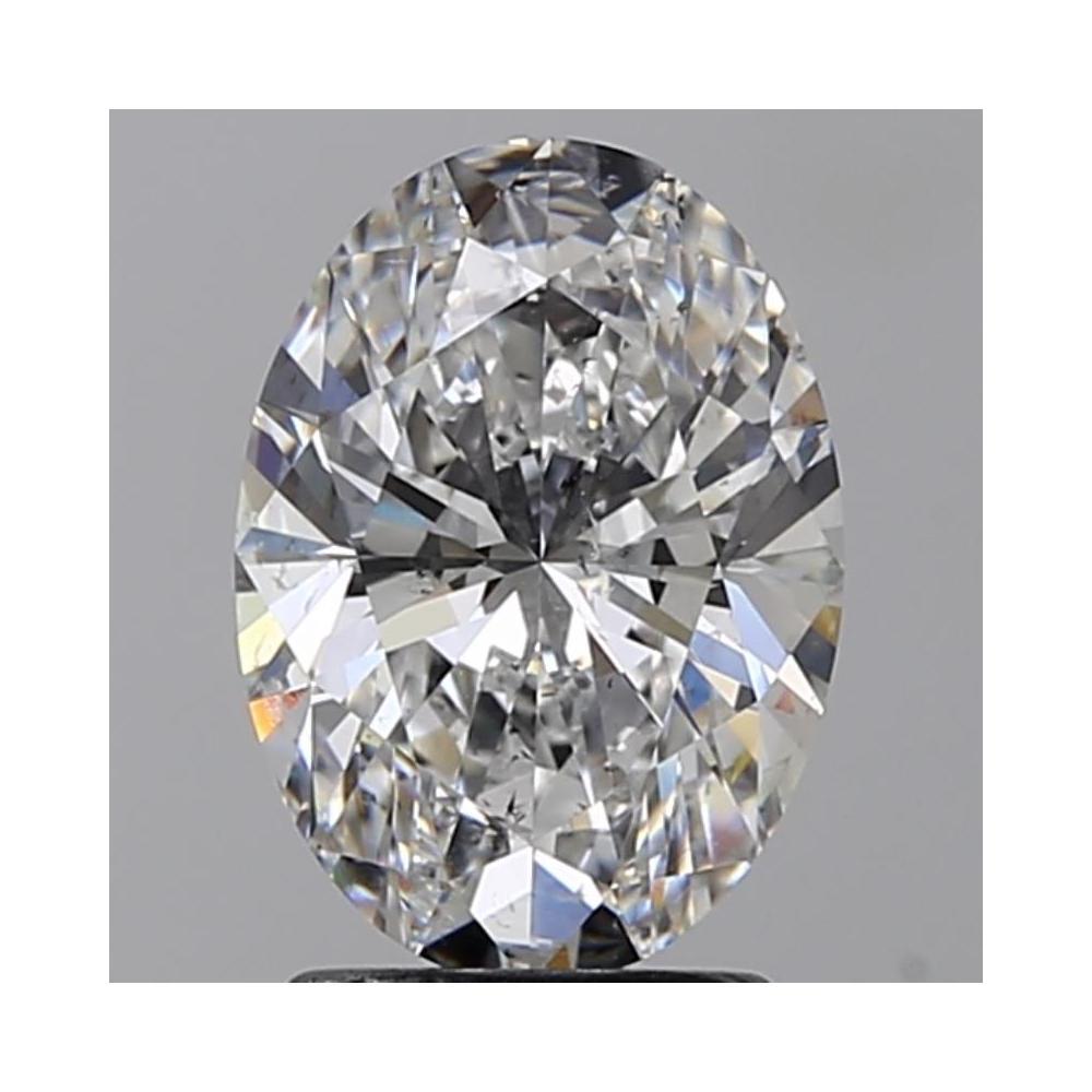 1.85 Carat Oval Loose Diamond, E, SI2, Super Ideal, GIA Certified | Thumbnail