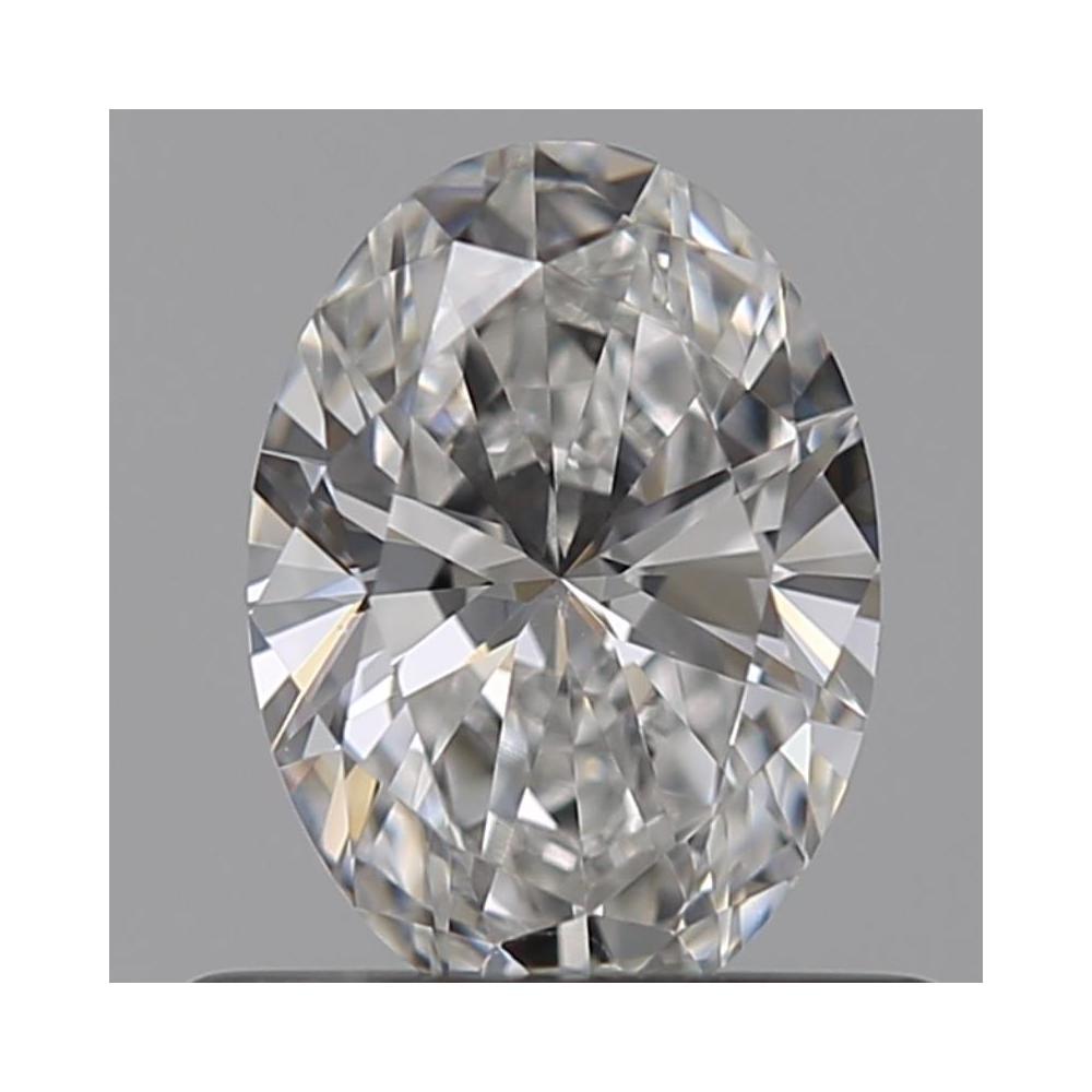 0.51 Carat Oval Loose Diamond, F, VVS2, Ideal, GIA Certified | Thumbnail