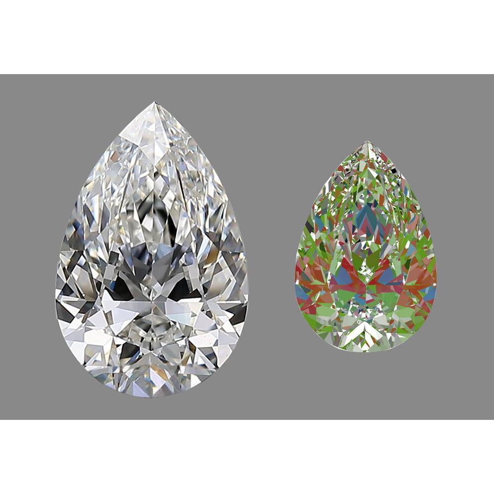 1.20 Carat Pear Loose Diamond, G, VVS2, Super Ideal, GIA Certified