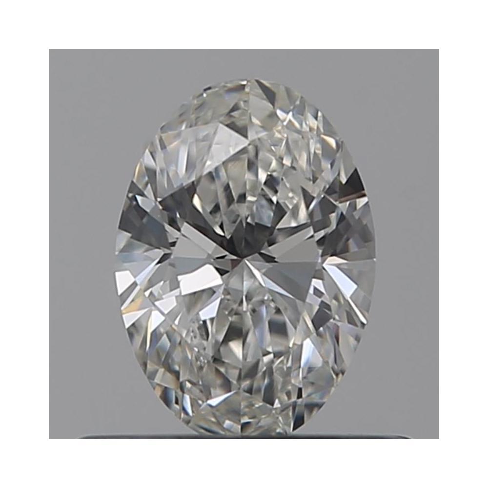 0.50 Carat Oval Loose Diamond, G, VVS2, Ideal, GIA Certified