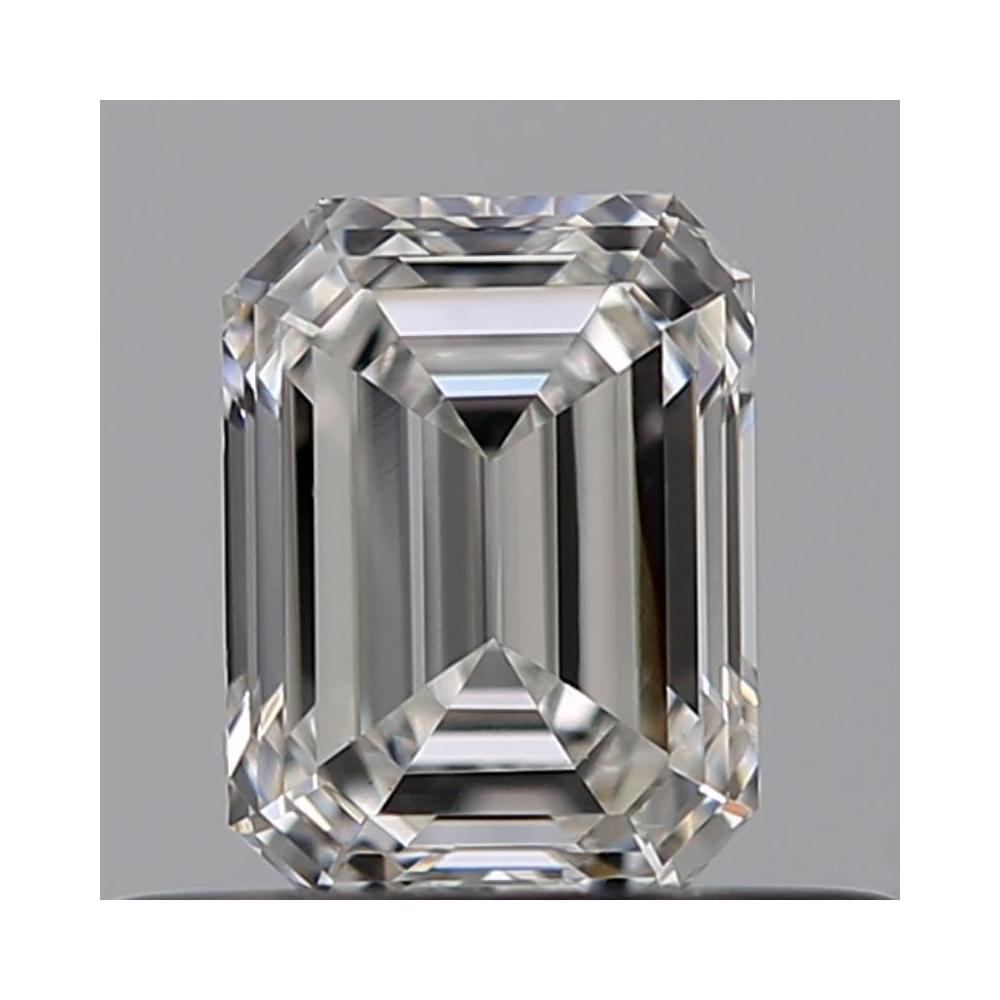 0.41 Carat Emerald Loose Diamond, F, VVS1, Ideal, GIA Certified