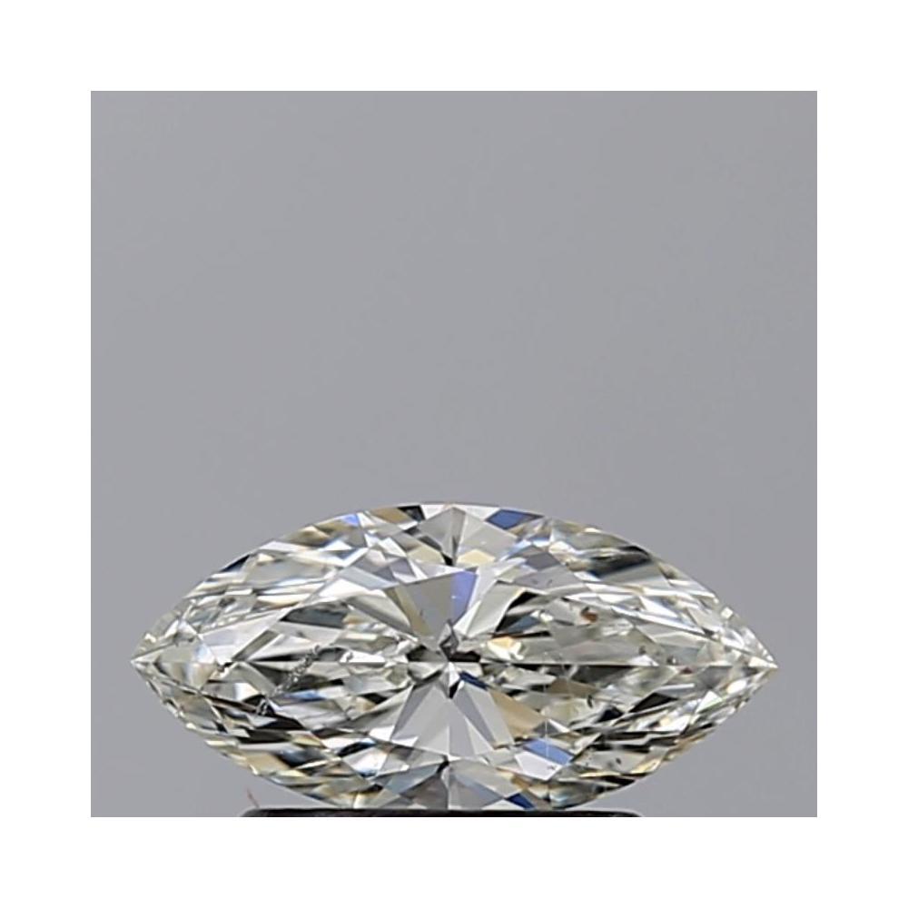 0.62 Carat Marquise Loose Diamond, J, SI2, Ideal, GIA Certified | Thumbnail