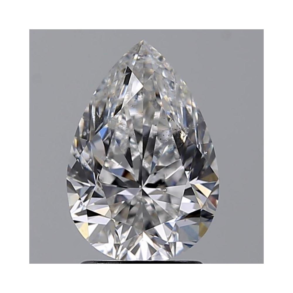 2.00 Carat Pear Loose Diamond, D, SI1, Excellent, GIA Certified | Thumbnail