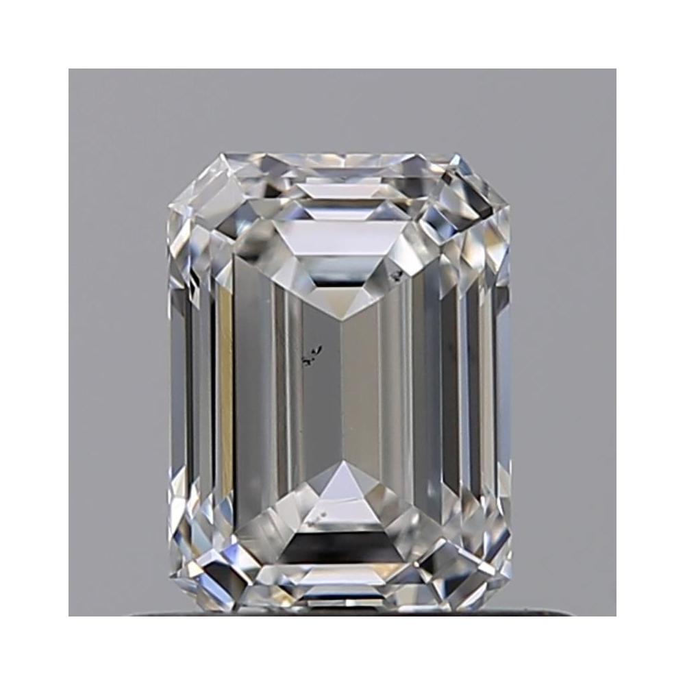 0.61 Carat Emerald Loose Diamond, F, VS2, Super Ideal, GIA Certified