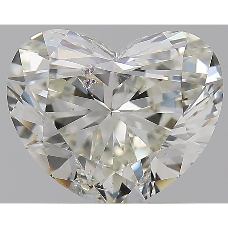 1.00 Carat Heart Loose Diamond, K, SI2, Ideal, GIA Certified | Thumbnail