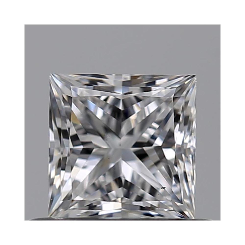 0.52 Carat Princess Loose Diamond, E, VS2, Ideal, GIA Certified | Thumbnail
