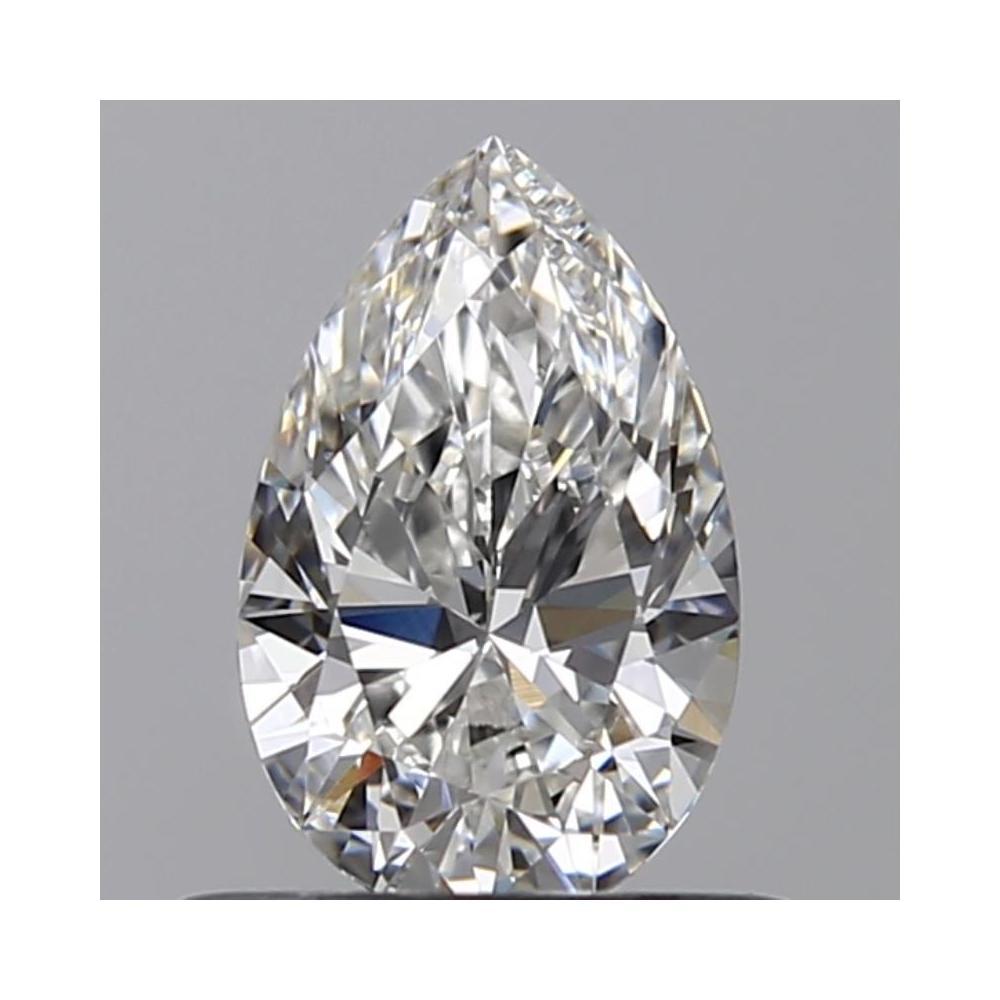 0.50 Carat Pear Loose Diamond, F, VS2, Ideal, GIA Certified | Thumbnail