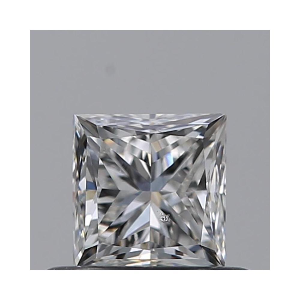 0.51 Carat Princess Loose Diamond, G, SI1, Very Good, GIA Certified | Thumbnail