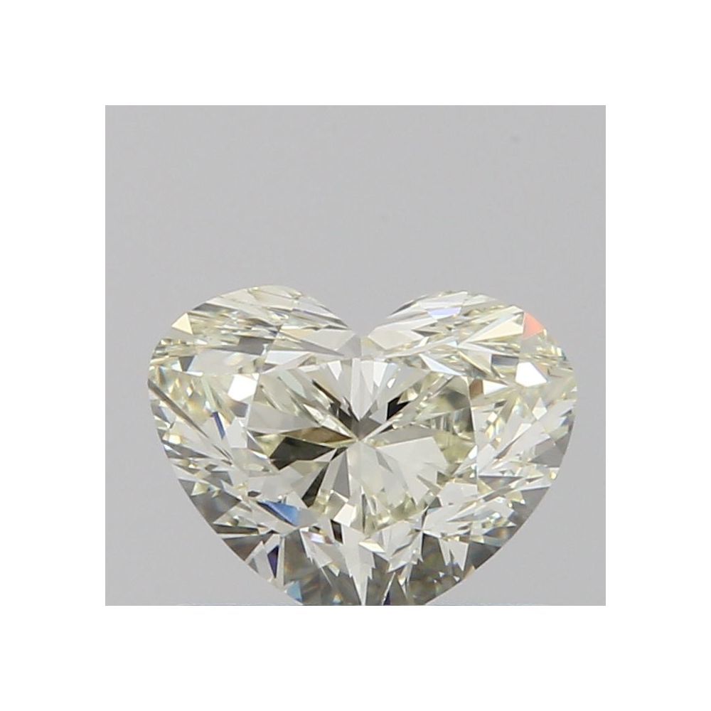 0.70 Carat Heart Loose Diamond, L, VS1, Ideal, GIA Certified