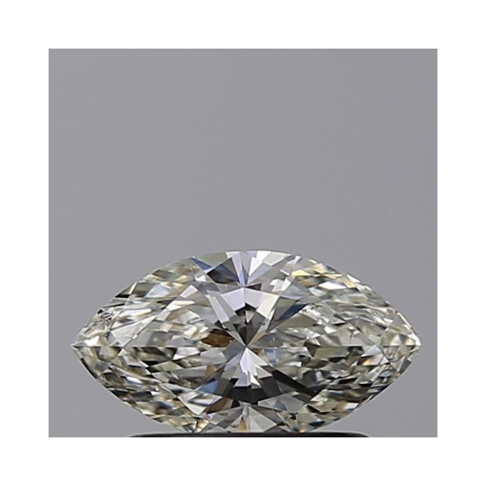 0.51 Carat Marquise Loose Diamond, J, SI2, Ideal, GIA Certified