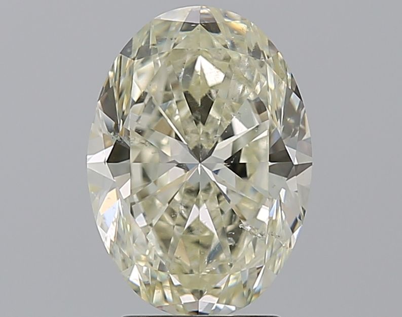 3.00 Carat Oval Loose Diamond, M, SI2, Super Ideal, GIA Certified | Thumbnail