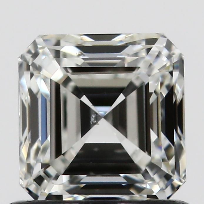 0.90 Carat Asscher Loose Diamond, H, SI1, Ideal, GIA Certified | Thumbnail