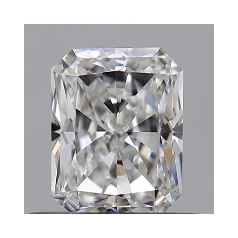 0.51 Carat Radiant Loose Diamond, F, VVS2, Excellent, GIA Certified | Thumbnail