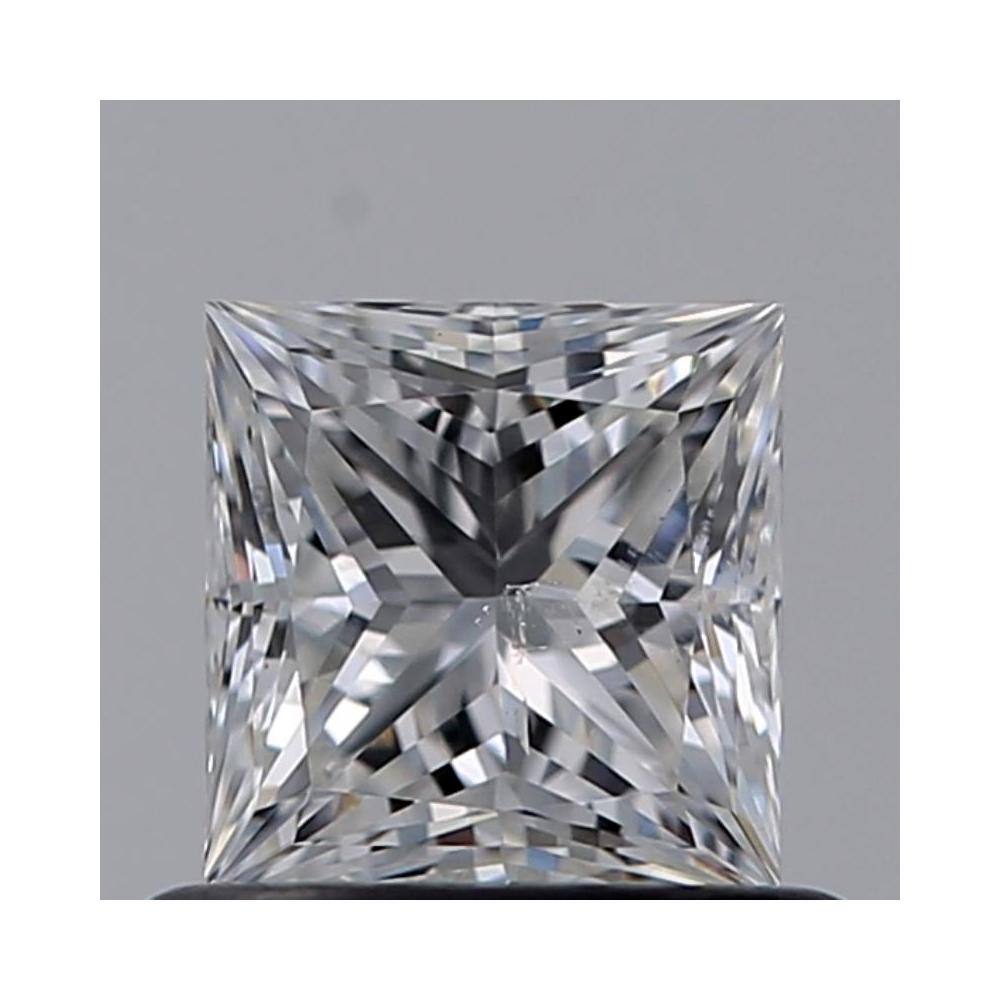 0.62 Carat Princess Loose Diamond, F, SI1, Ideal, GIA Certified