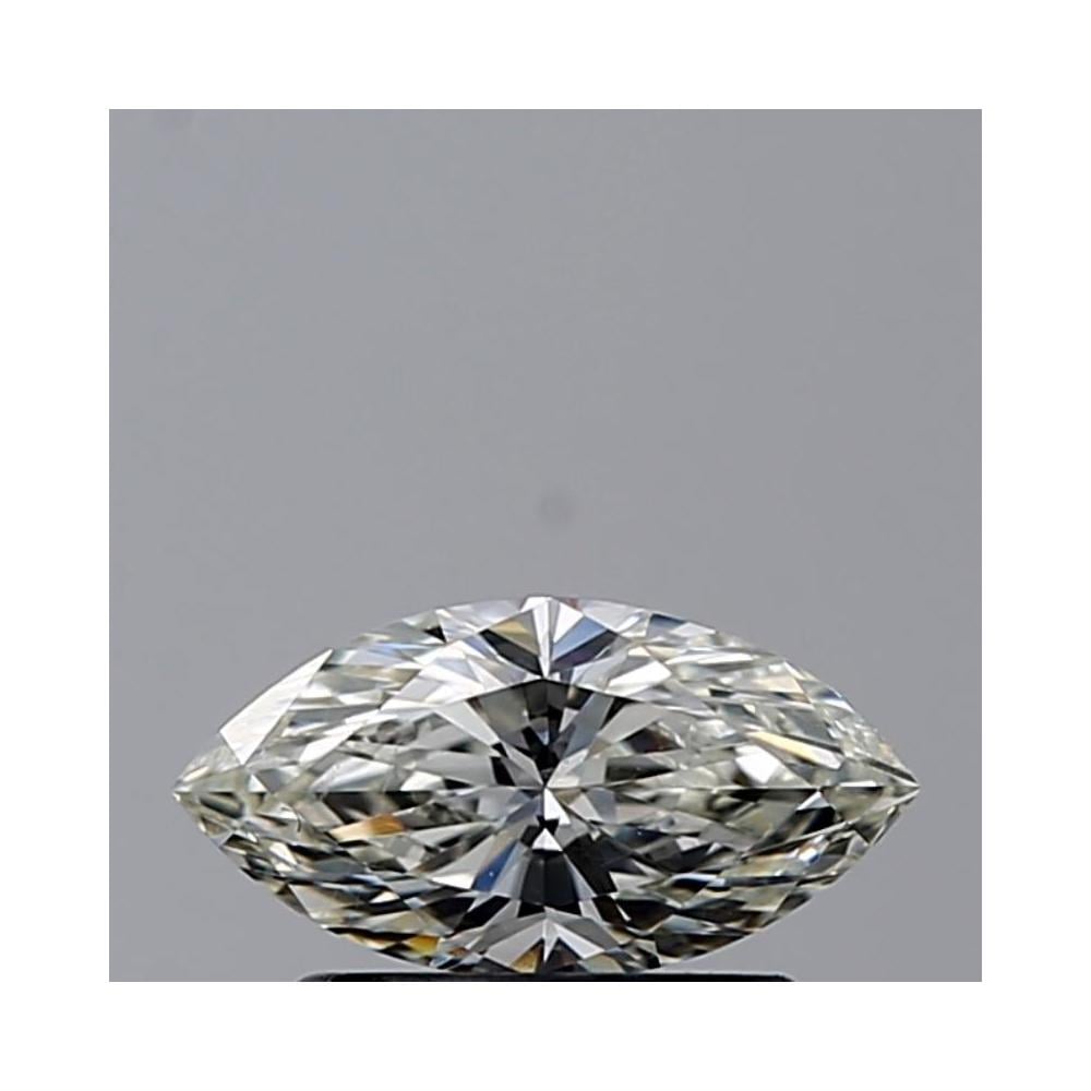 0.61 Carat Marquise Loose Diamond, J, SI2, Ideal, GIA Certified | Thumbnail