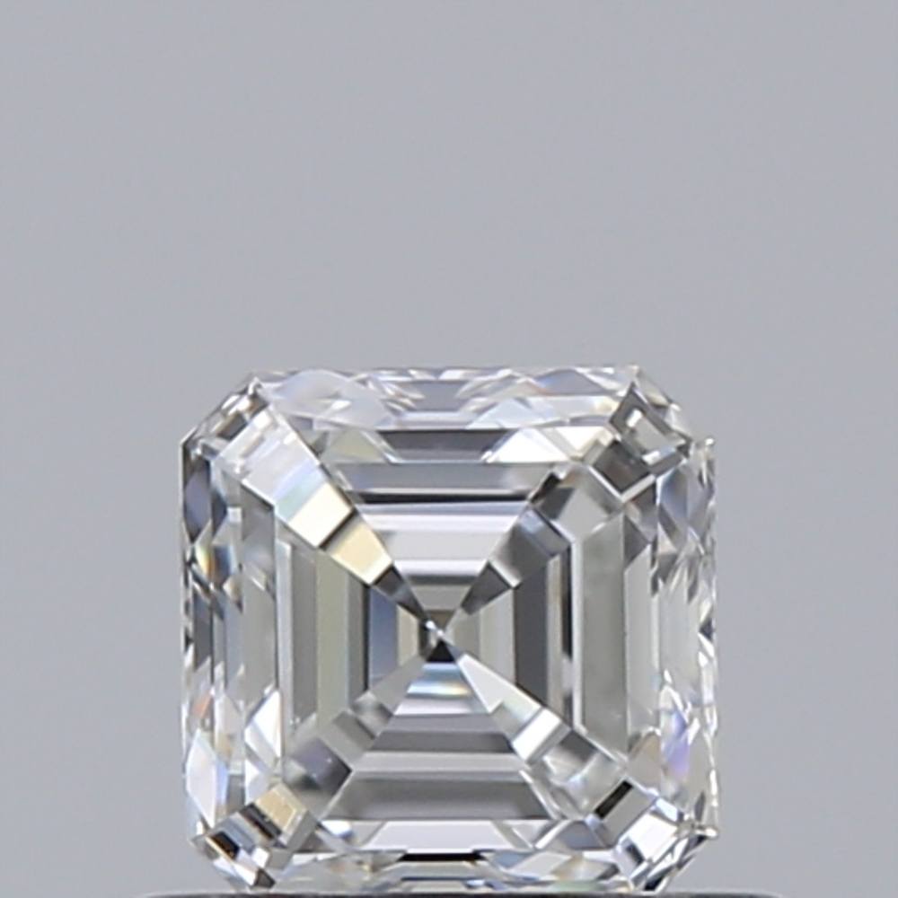 0.52 Carat Asscher Loose Diamond, E, VS2, Ideal, GIA Certified