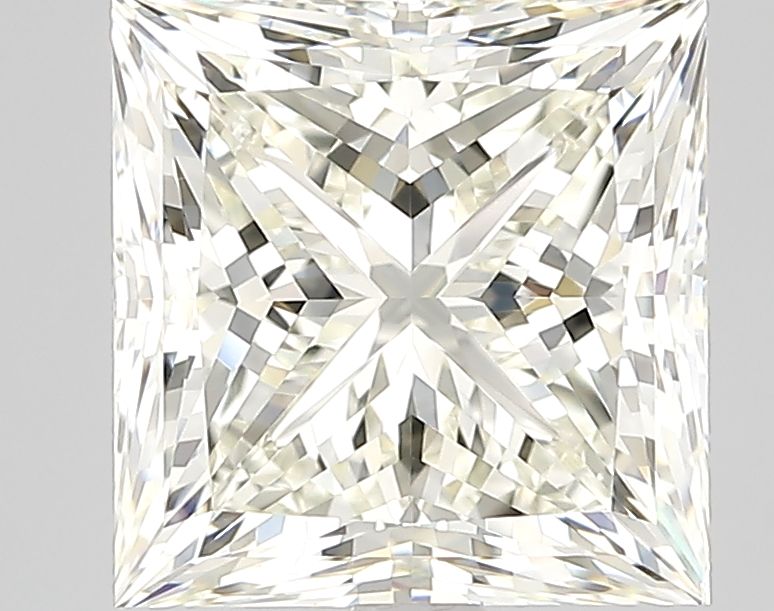3.72 Carat Princess Loose Diamond, J, VVS2, Super Ideal, IGI Certified | Thumbnail