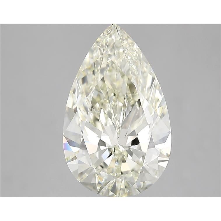 3.30 Carat Pear Loose Diamond, K, IF, Super Ideal, IGI Certified