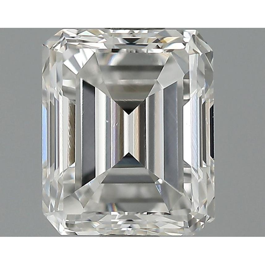 0.92 Carat Emerald Loose Diamond, E, VVS1, Very Good, GIA Certified | Thumbnail