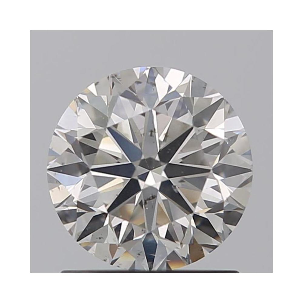 1.00 Carat Round Loose Diamond, faint gray natural not applicable, SI2, Ideal, GIA Certified | Thumbnail