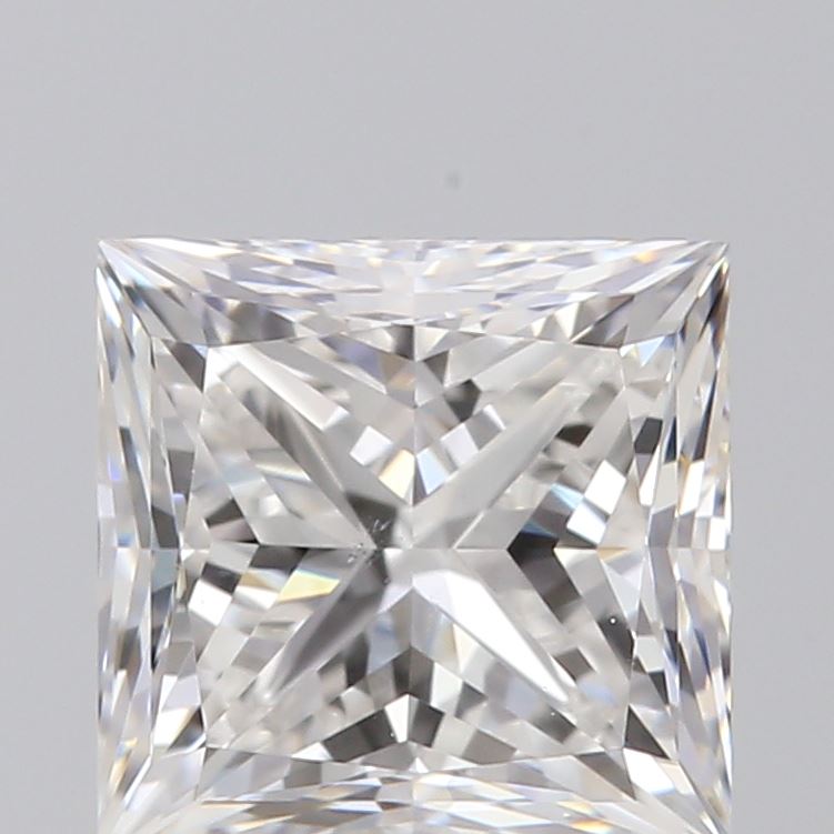 1.00 Carat Princess Loose Diamond, F, VS2, Ideal, GIA Certified