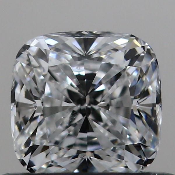 0.52 Carat Cushion Loose Diamond, D, VS2, Ideal, GIA Certified | Thumbnail