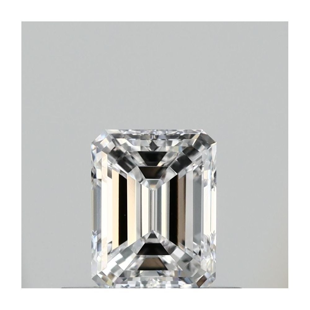 0.38 Carat Emerald Loose Diamond, D, VVS1, Excellent, GIA Certified